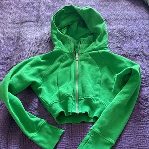 Lululemon cropped scuba full zip